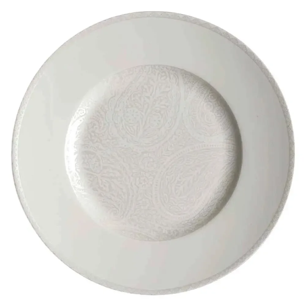 Kay Unger PAISLEY SHIMMER PLATINUM Salad Plates 7477572 Set Of 6